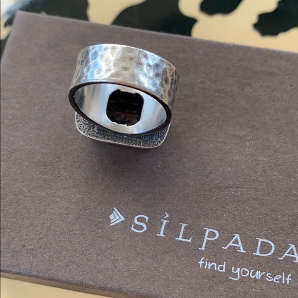 Gorgeous Silpada CZ sterling silver ring - Picture 5 of 7
